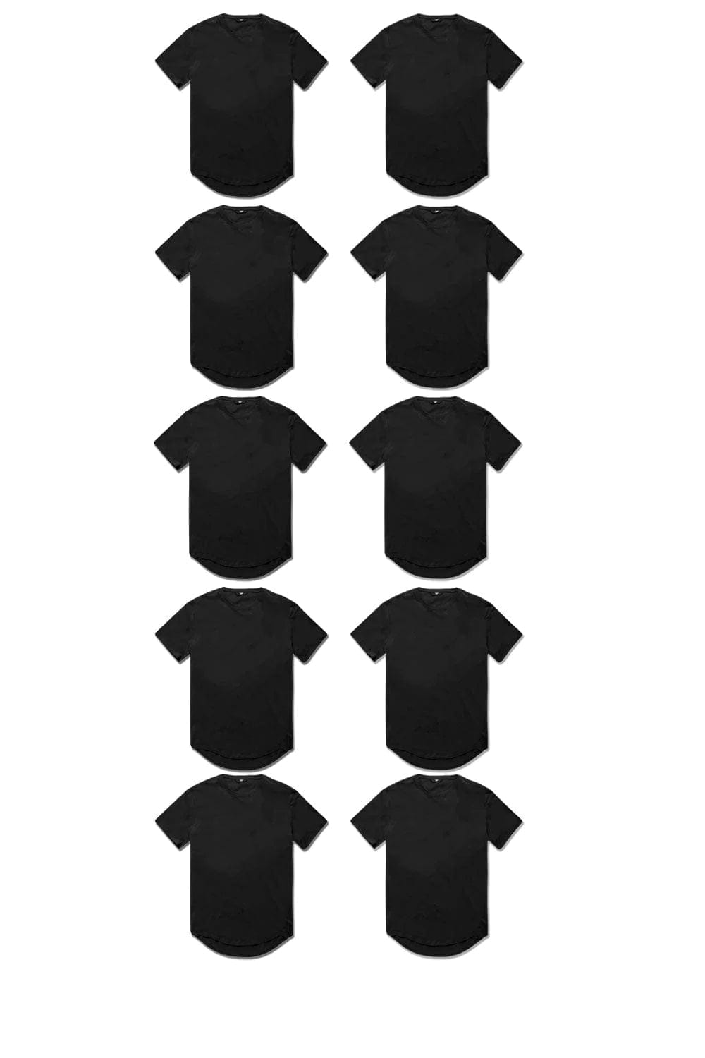 Jordan Craig SCALLOP T-SHIRT 10 PACK (BLACKOUT)