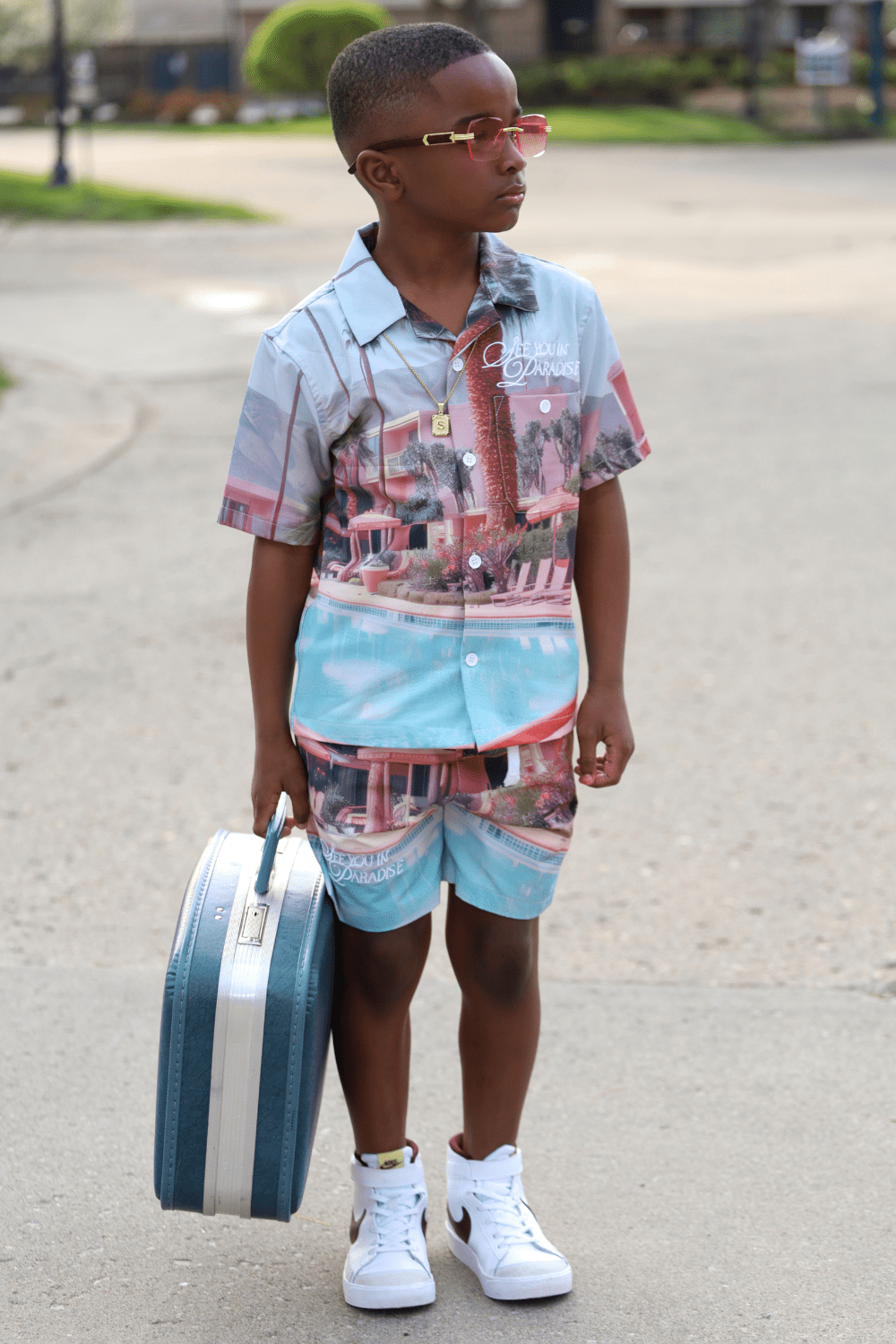 JC Kids Kids Wanderlust Party Shorts