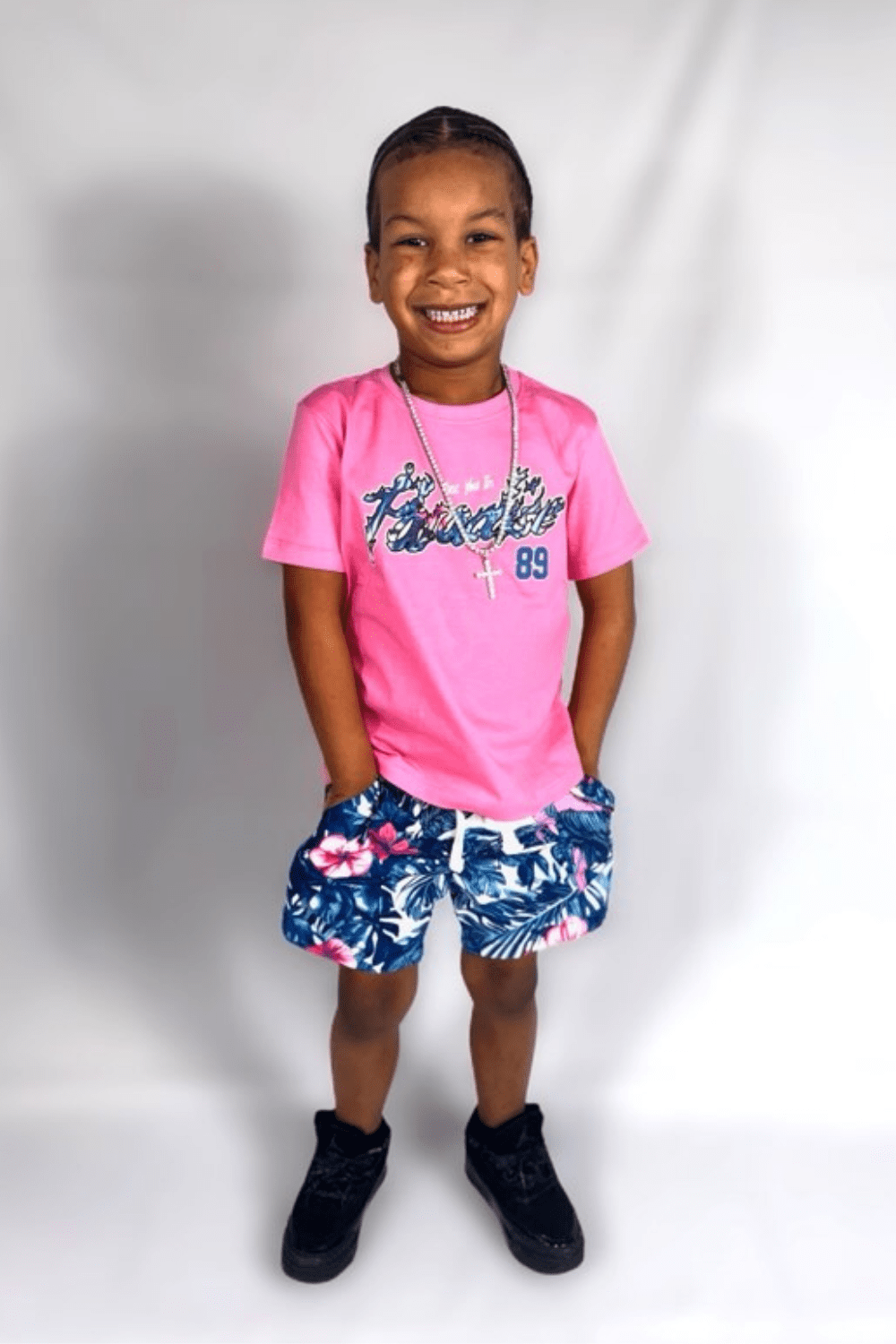 JC Kids Kids Ibiza Lounge Shorts (Rainforest)