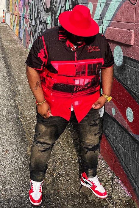 JC Big Men Big Men's Wanderlust Party Shirt