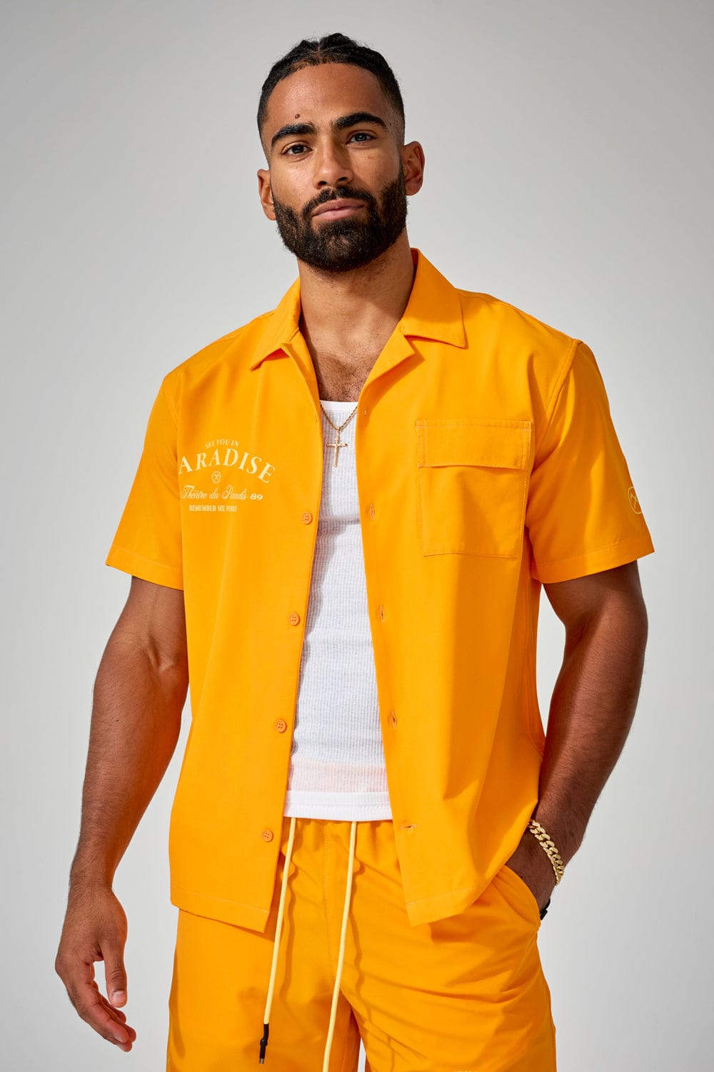 Jordan Craig El Paso Mechanic S/S Shirt Orange / S