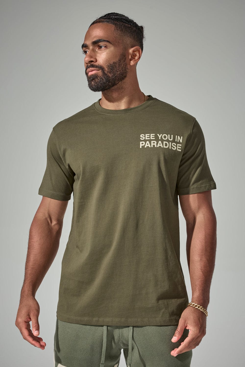 Jordan Craig Paradise T-Shirt Olive / S