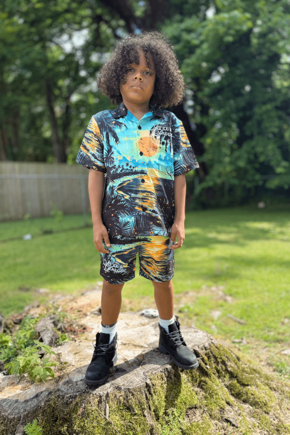 JC Kids Kids Wanderlust Party Shorts