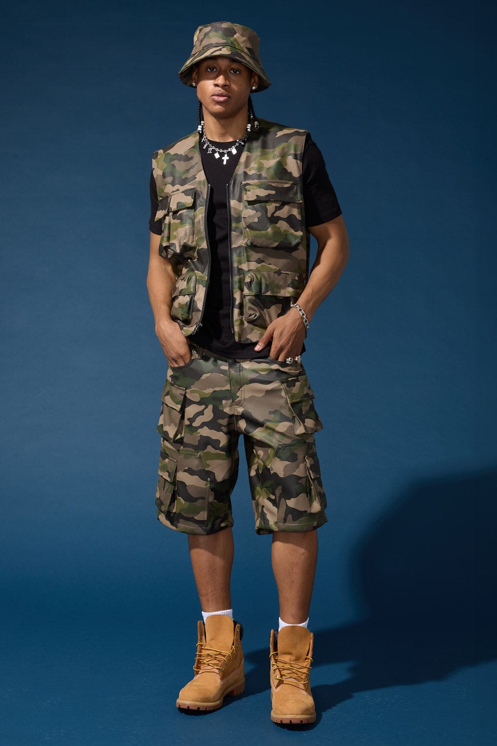 Jordan Craig Thriller Camo Bucket Hat Vintage Camo