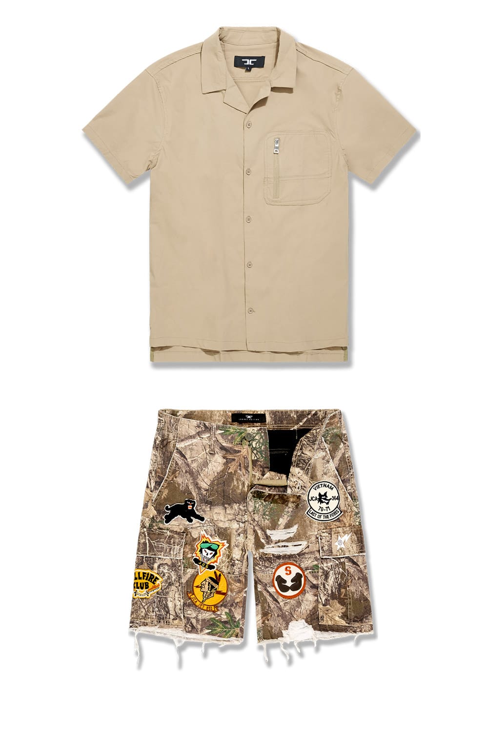 Jordan Craig War Angel Short x Camp Shirt 2 Pack TOP: SMALL | BOTTOM : 30