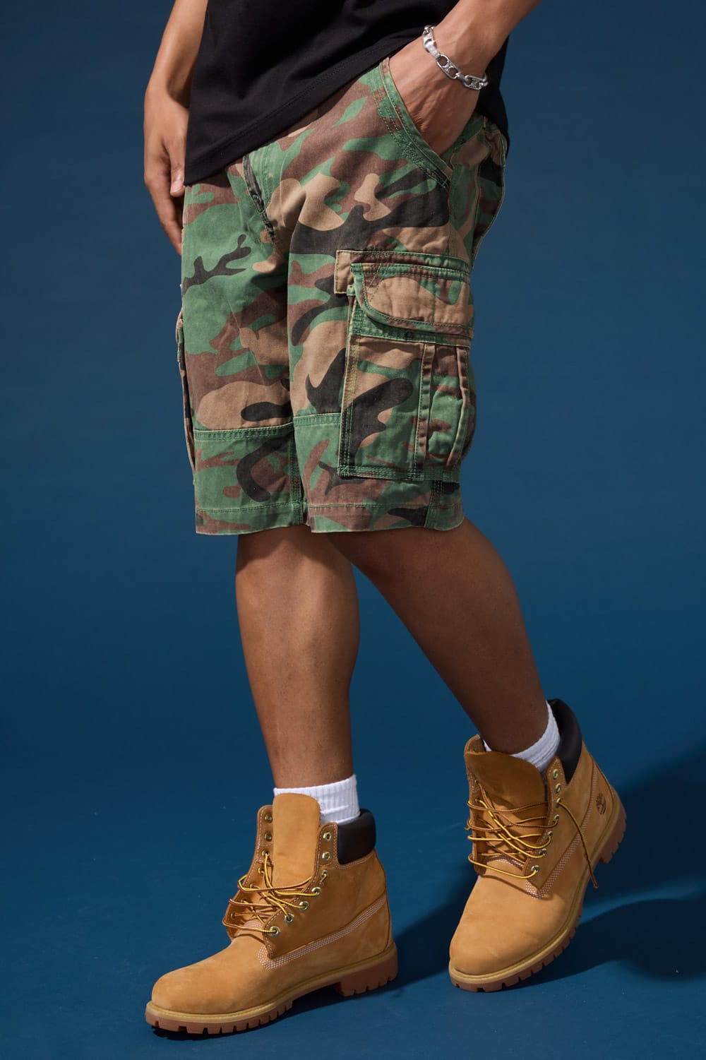 Pantaloncini Cargo JAKO Striker Per Uomo, Con Inserti Imbottiti E Vita Elastica