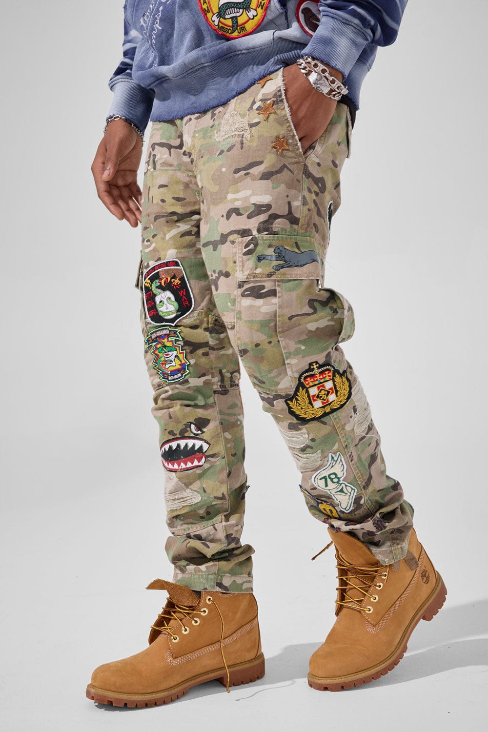 桃メロン様【Jieda】23-24 AW OVER CARGO PANTS 桃メロン様【Jieda】23-24 AW OVER CARGO PANTS