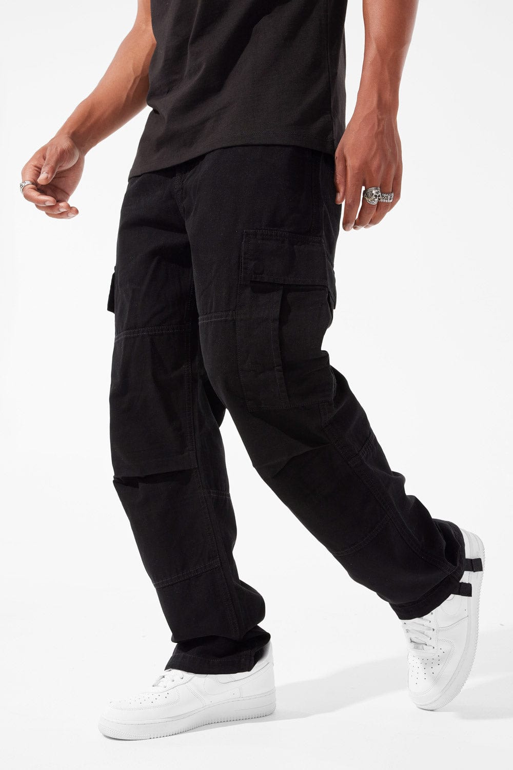 Jordan Craig Brian - Airwalk Cargo Pants (Black) 30/30 / Black