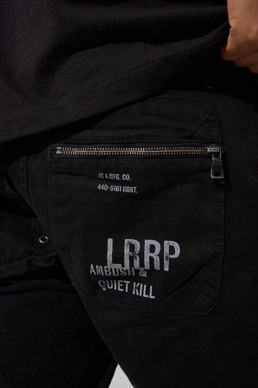 Jordan Craig Slim Taper Fit - Defcon Cargo Pants (Black) - Sean Collection