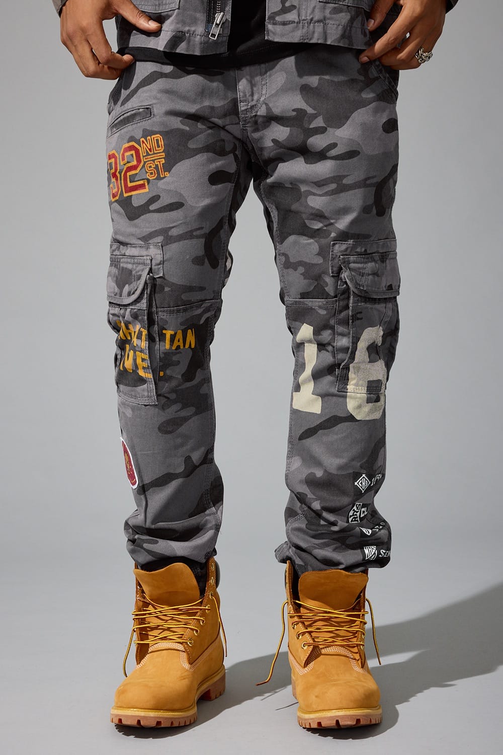 Jordan Craig Xavier - Battalion Cargo Pants (Black Camo) Black Camo / 30 / 30