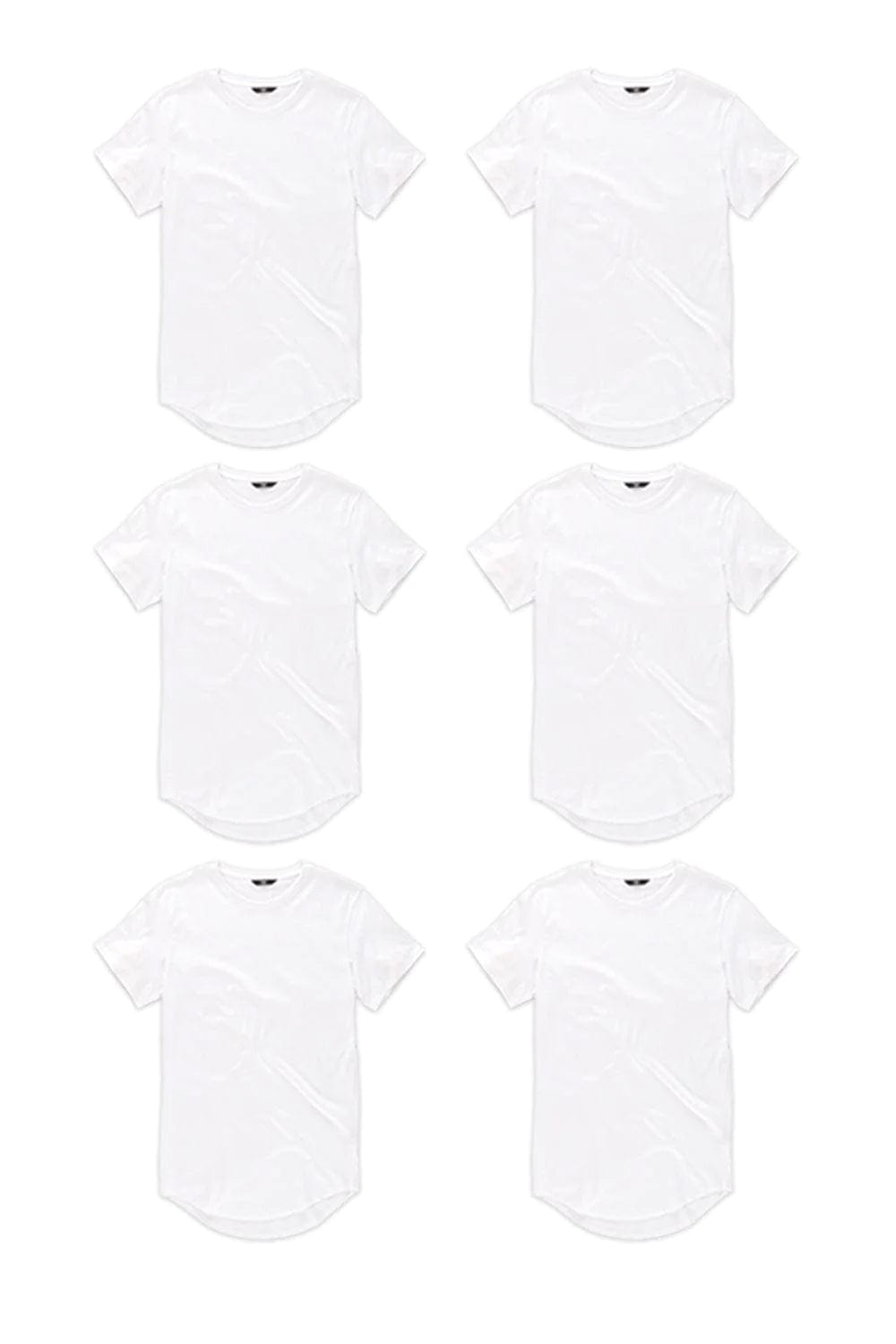 Jordan Craig SCALLOP T-SHIRT 6 PACK (WHITEOUT)