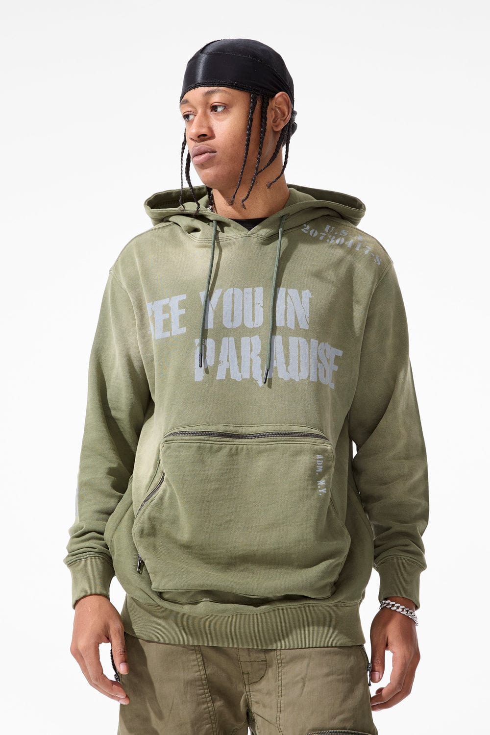Infantry Division Pullover Hoodie (Olive)