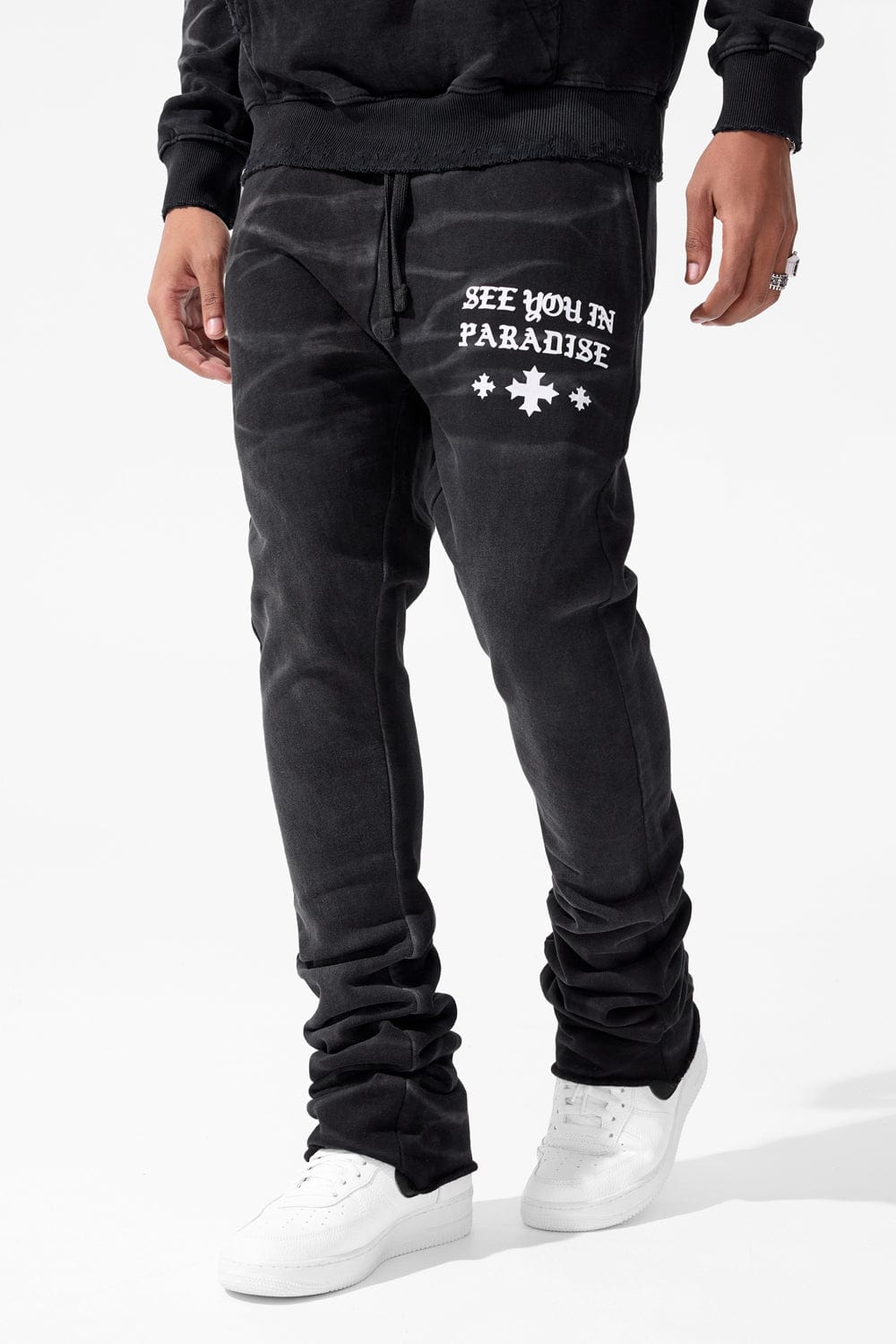 Jordan Craig SYIP Stacked Sweatpants (Vintage Black) S / Vintage Black