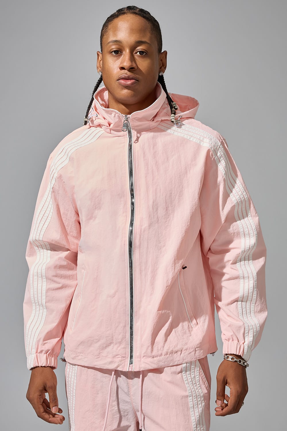 Jordan Craig The Beautiful Game Track Jacket Light Pink / S