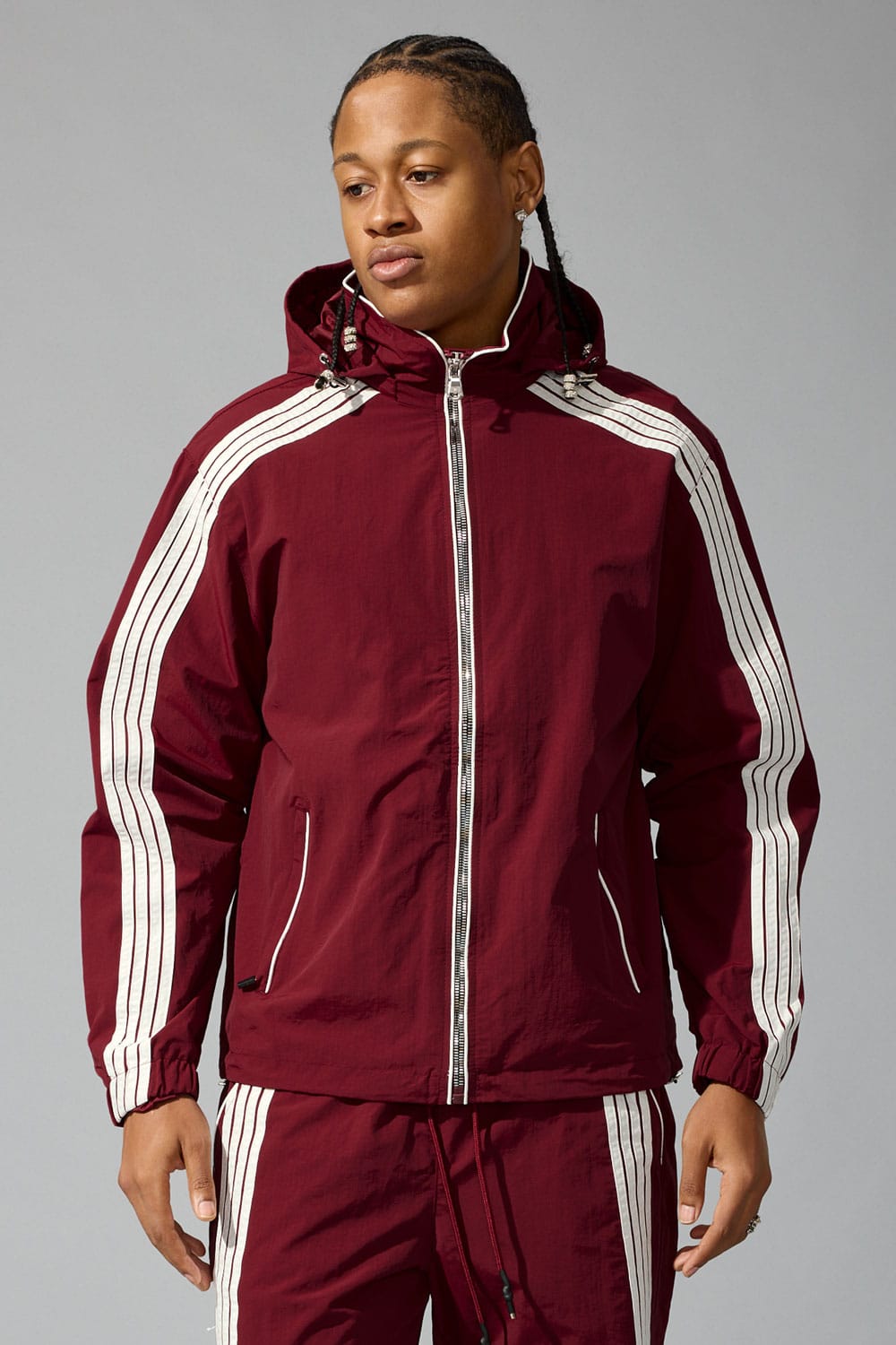 Jordan Craig Velocity Track Jacket Wine / S