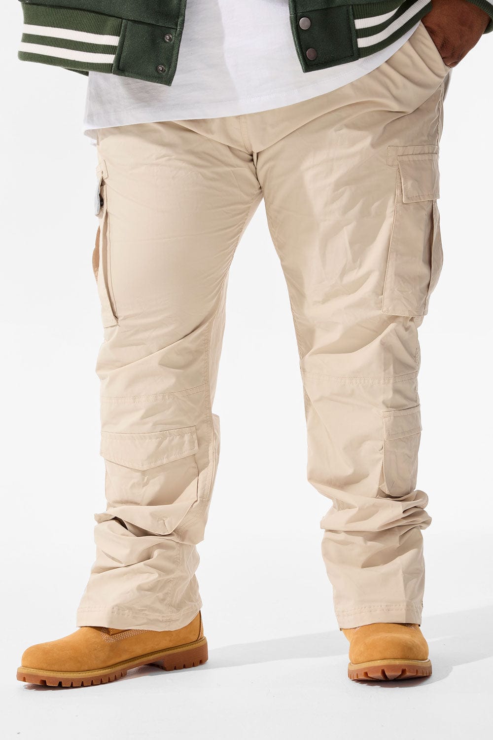 Big Men's Stacked Ventura Cargo Pants (Khaki)1