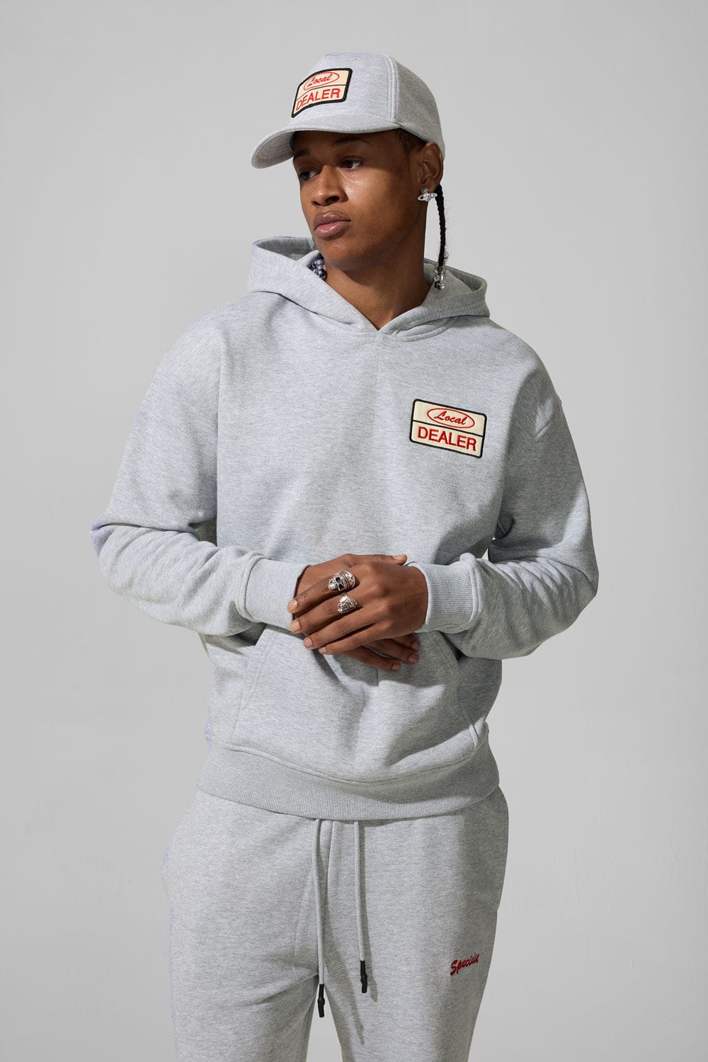 Jordan Craig Local Dealer Pullover Hoodie (Heather Grey)