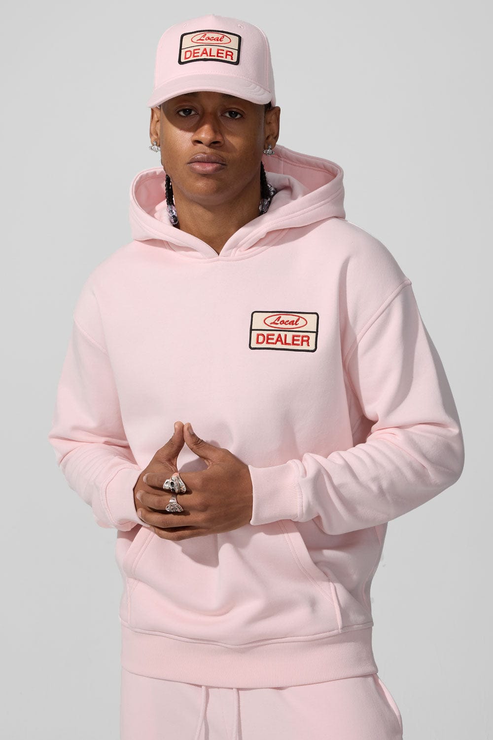 Jordan Craig Local Dealer Pullover Hoodie (Light Pink)