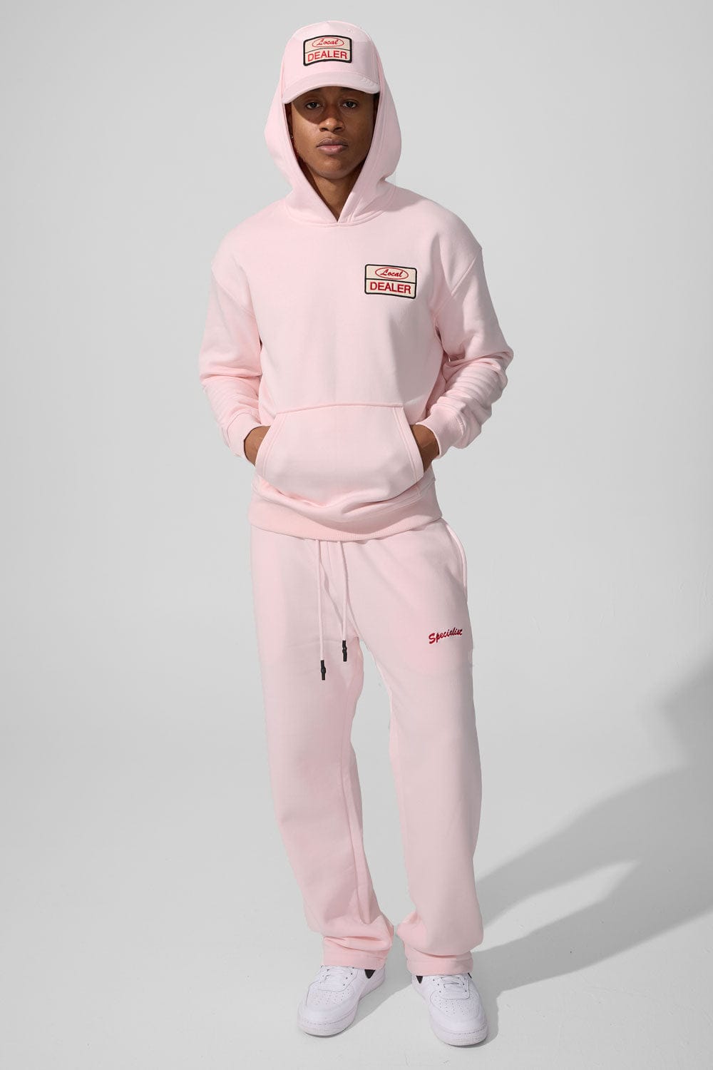 Jordan Craig Local Dealer Pullover Hoodie (Light Pink)