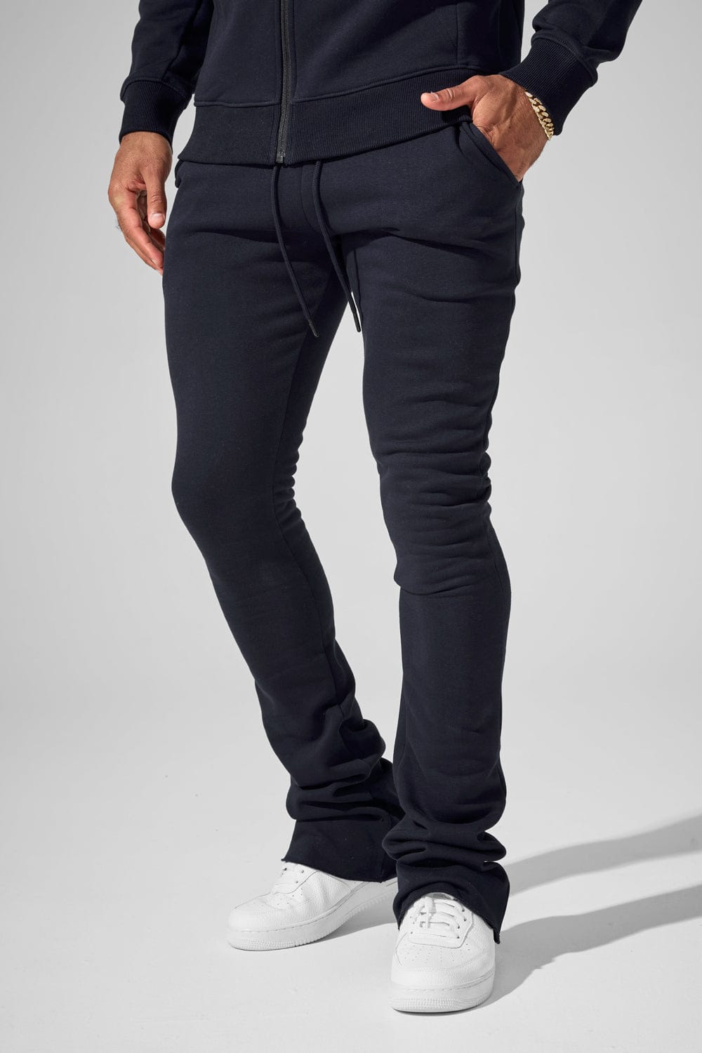 Jordan Craig Uptown Stacked Sweatpants Navy / S