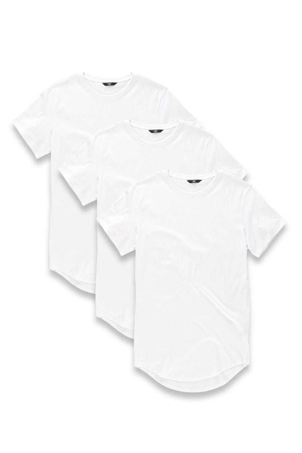 Jordan Craig BIG MEN'S SCALLOP T-SHIRT 3 PACK (WHITEOUT)