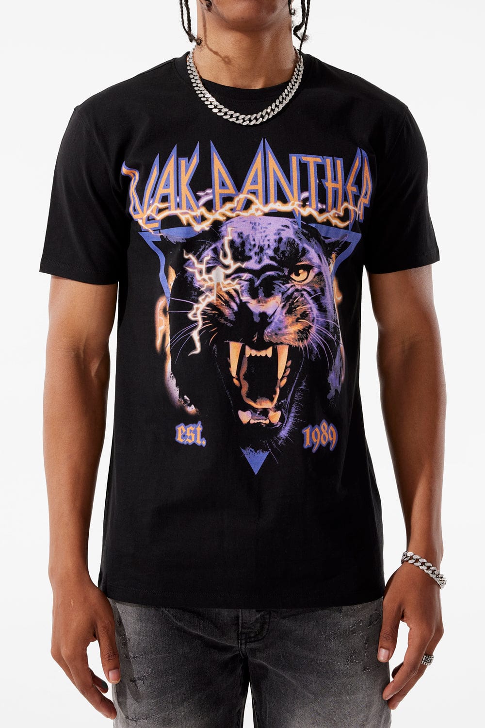 Jordan Craig Blak Panther T-Shirt (Black) S / Black