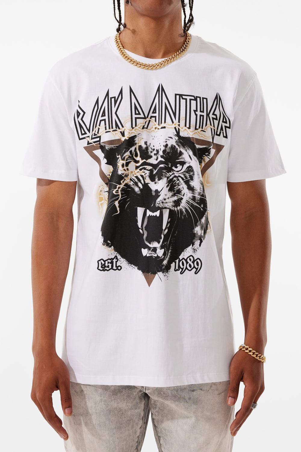 Jordan Craig Blak Panther T-Shirt (White) S / White