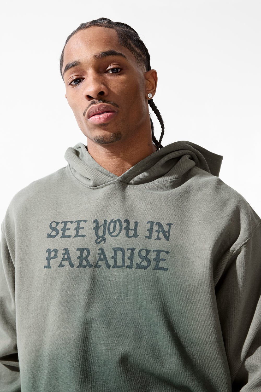 Jordan Craig SYIP Cropped Pullover Hoodie Desert Storm / S