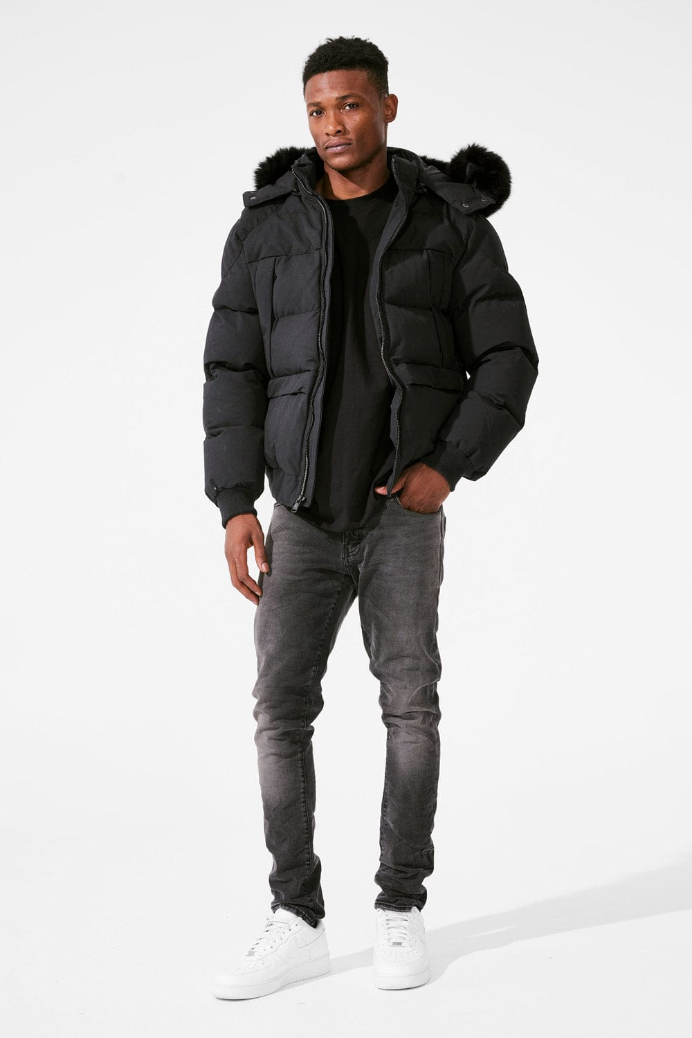 Cross Bay Bomber Jacket Noir