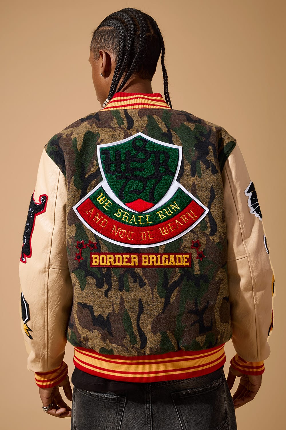 Jordan Craig Hellcat Varsity Jacket (Vintage Camo)