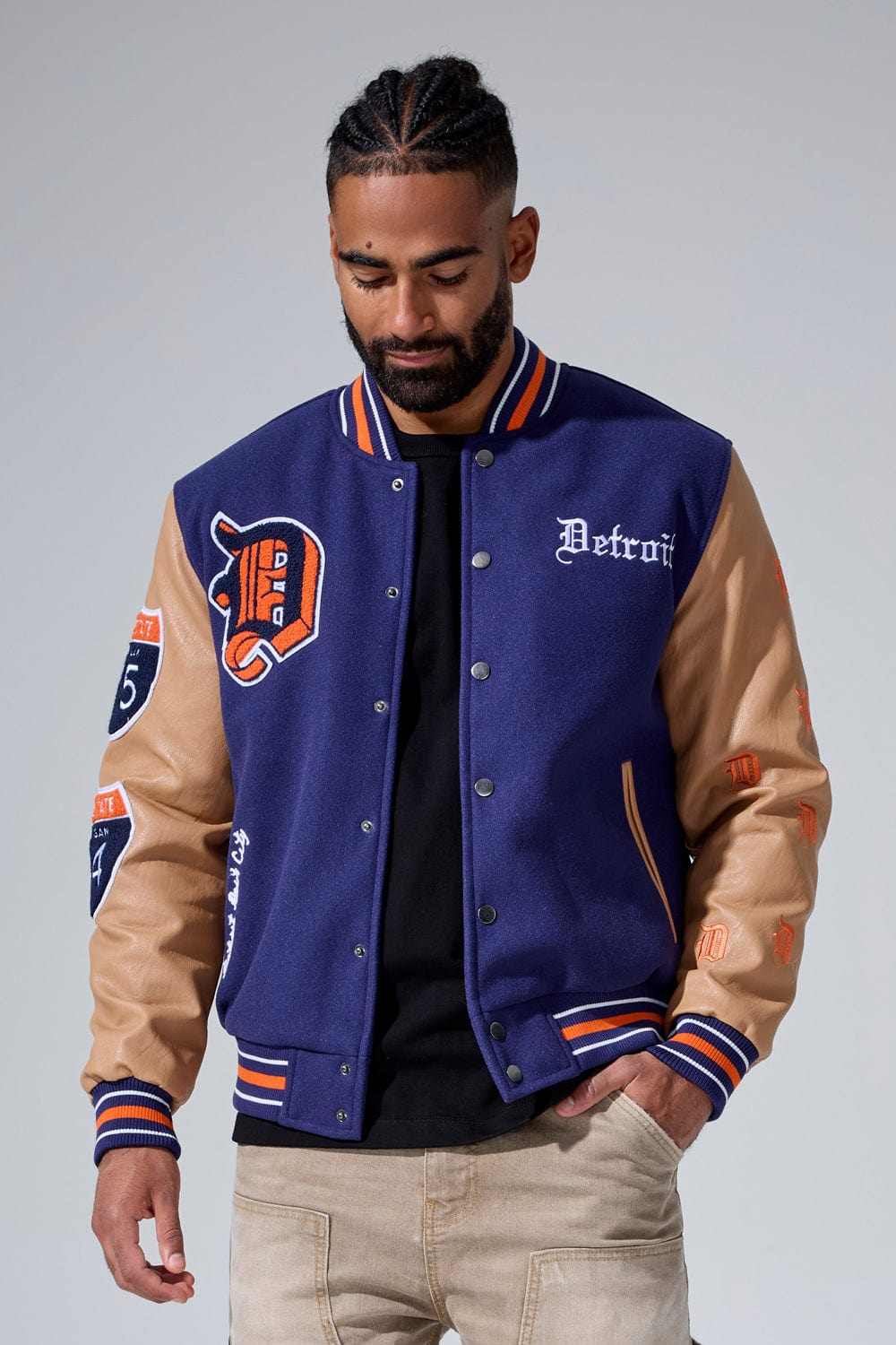 Jordan Craig 313 Varsity Jacket (Tigers) S / Tigers