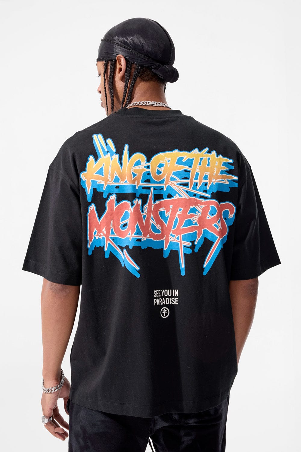 Jordan Craig Sea Monster Cropped Boxy T-Shirt