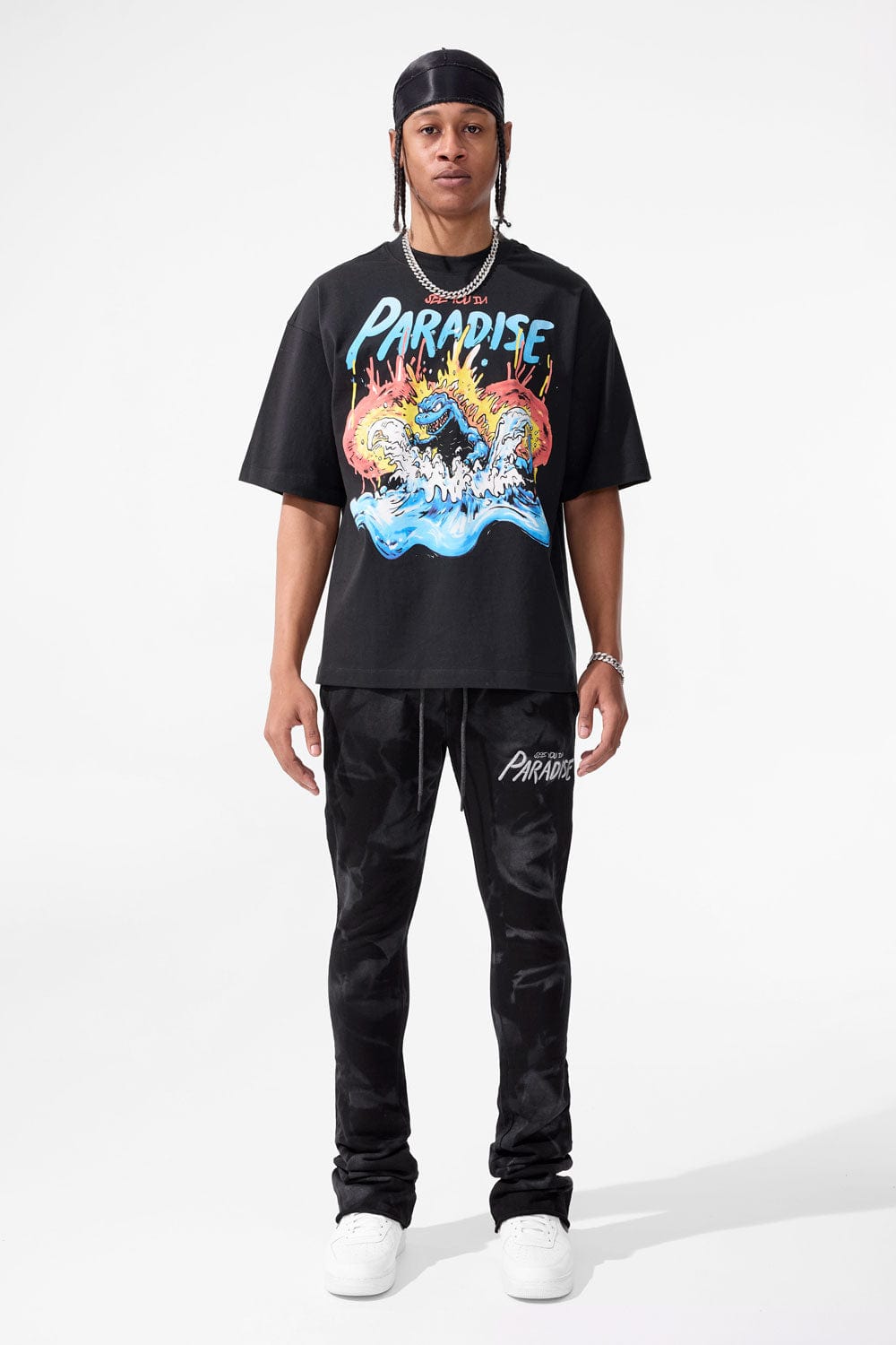 Jordan Craig Sea Monster Cropped Boxy T-Shirt