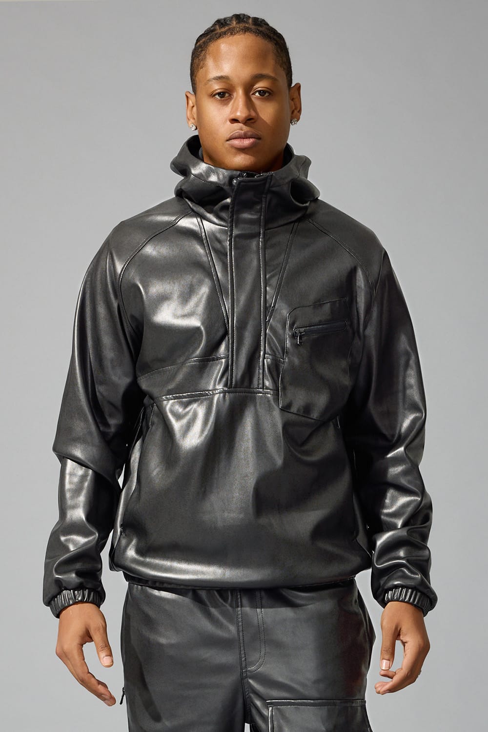 Jordan Craig Thriller Anorak Pullover (Black) Black / S