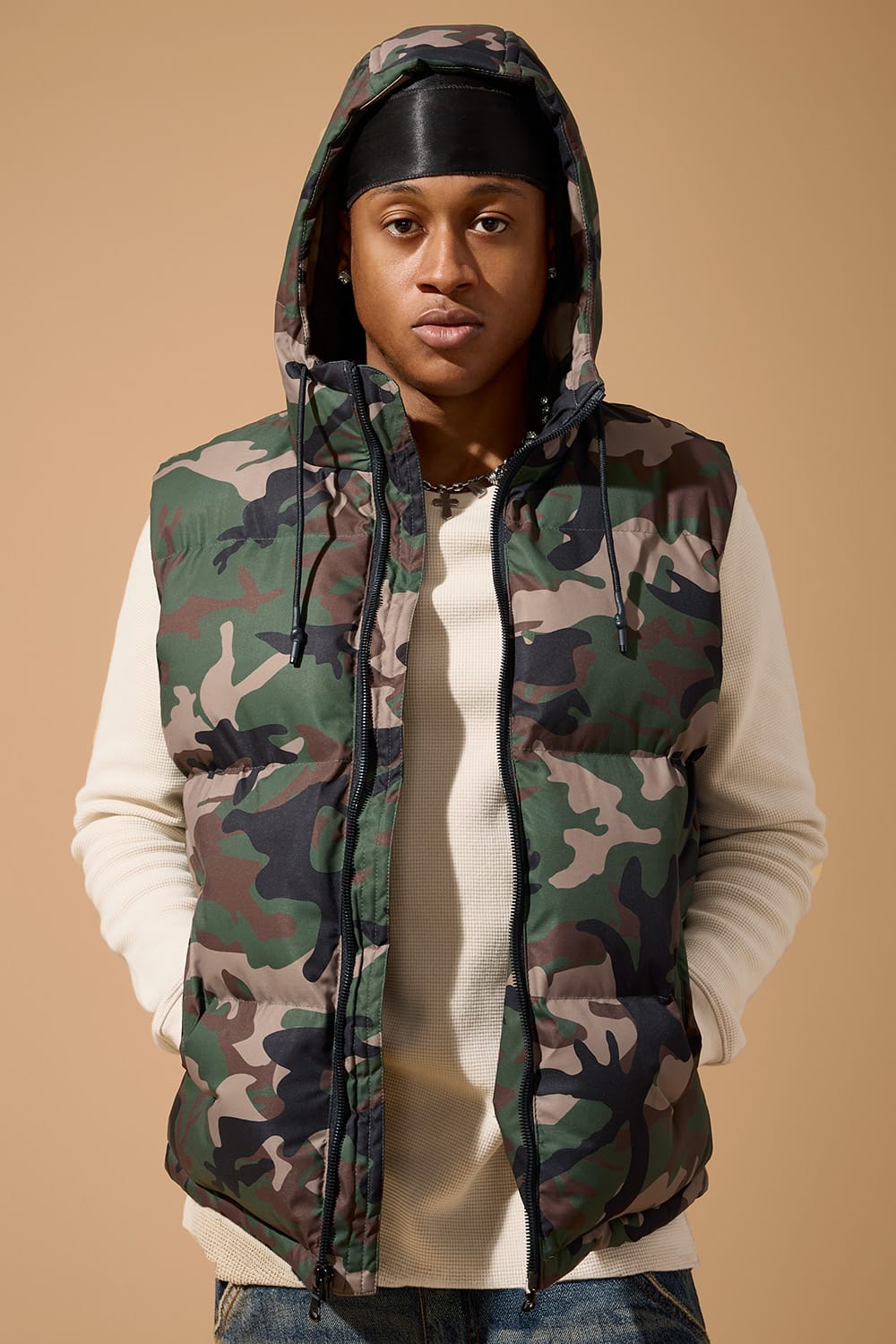 Jordan Craig East New York Bubble Vest (Vintage Camo) S / Vintage Camo