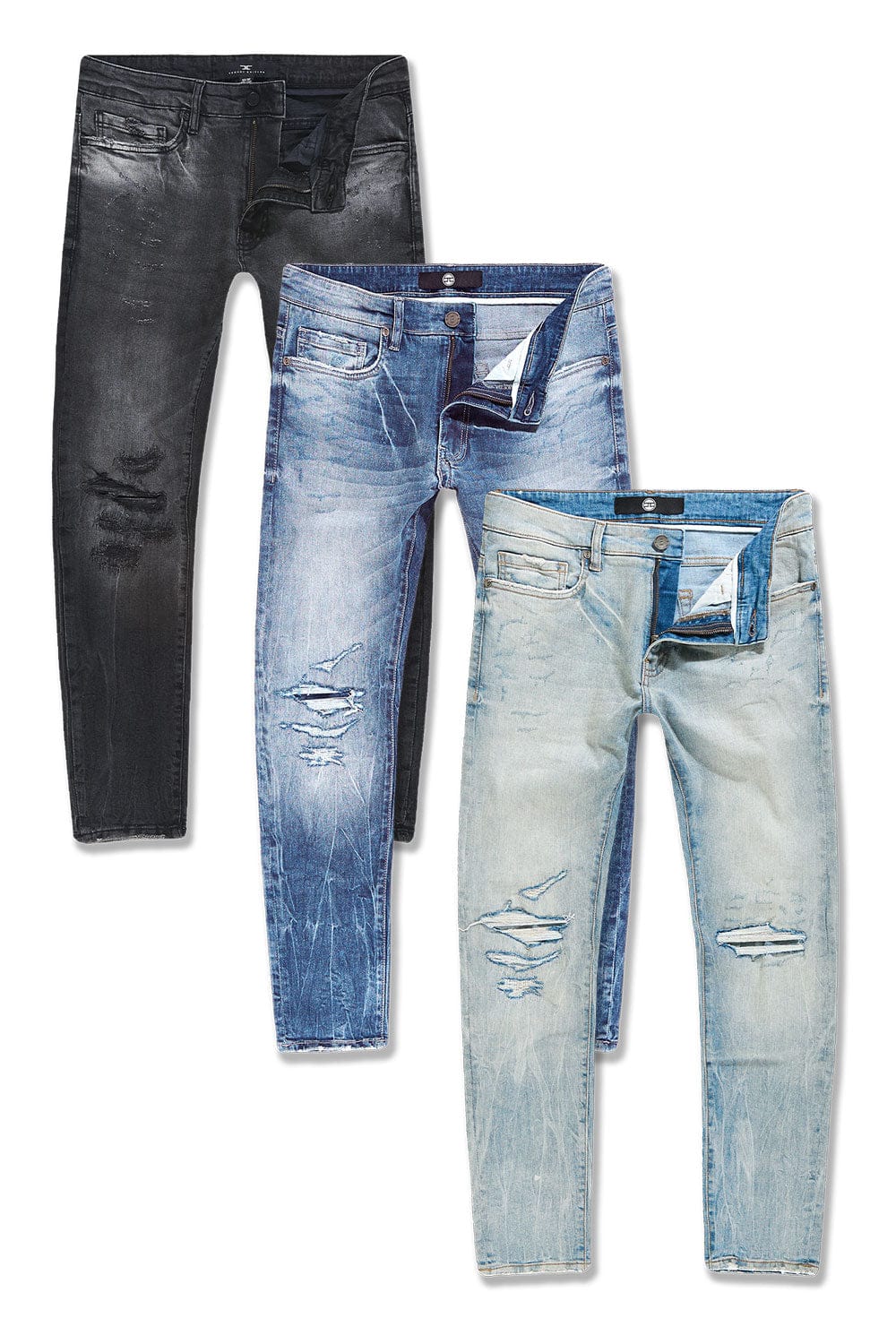 JC Big Men Big Men's Straight Fit Denim 3 Pack #1 46 / 32