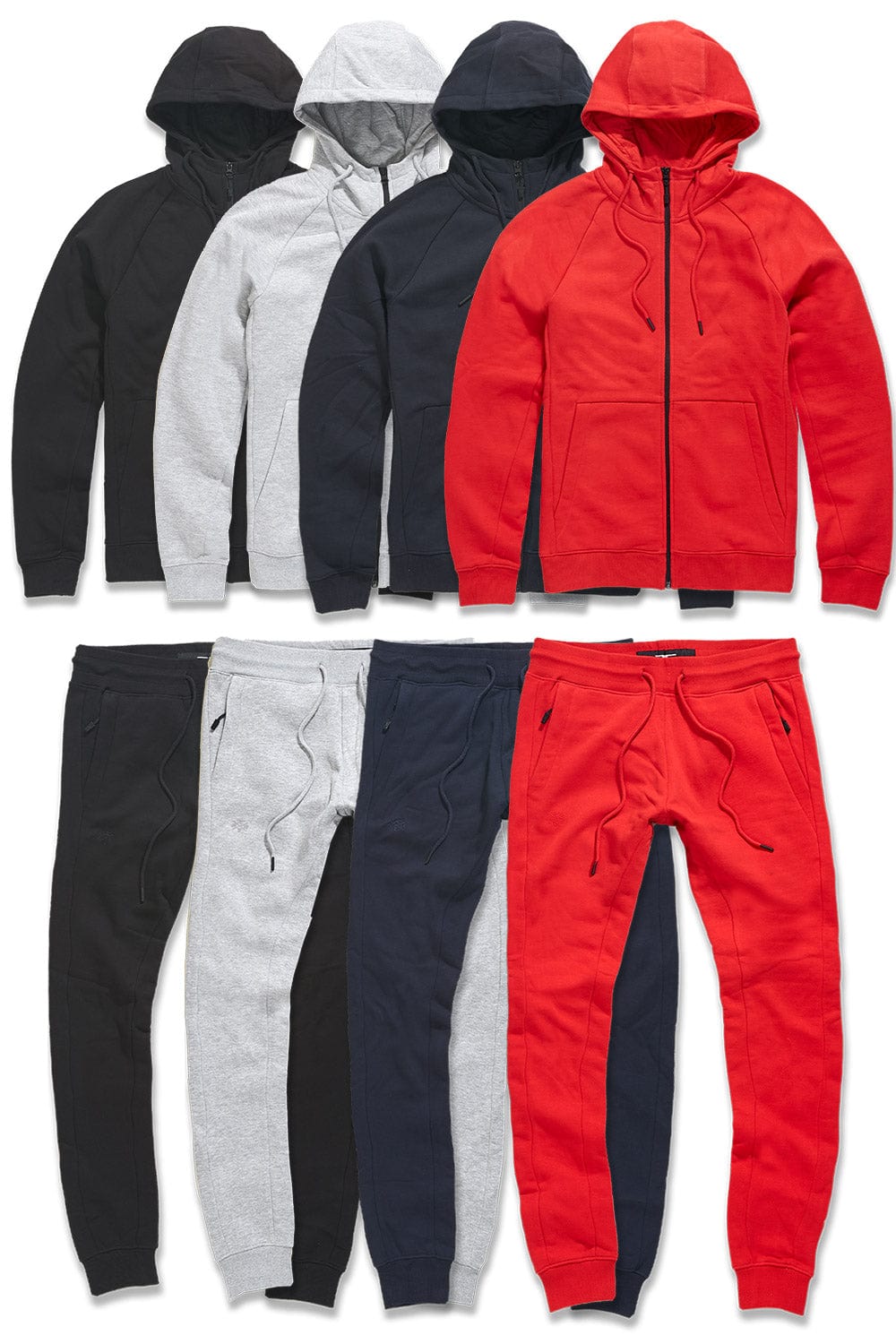 JC Big Men BIG MEN'S FLEECE SET 8 PACK (CORE) 4XL