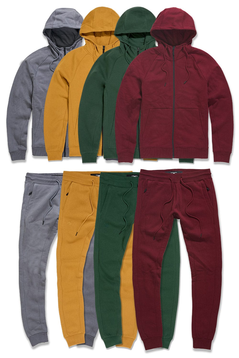 JC Big Men BIG MEN'S FLEECE SET 8 PACK (EARTH TONE) 4XL