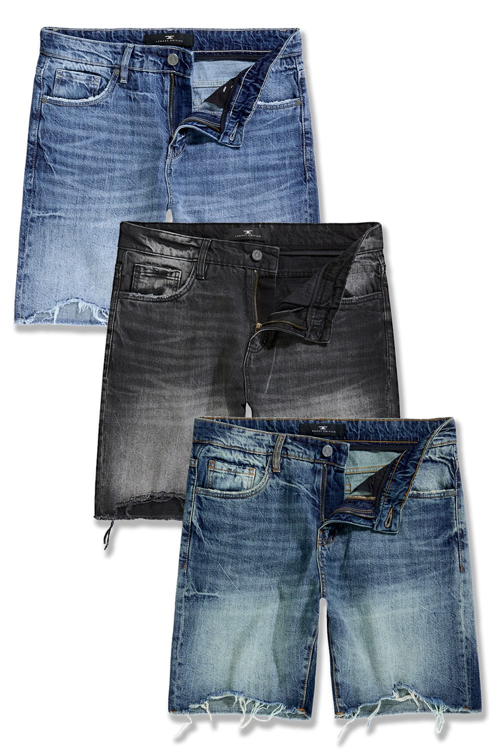 JC Big Men Big Men's Infantry Denim Short 3 Pack 46