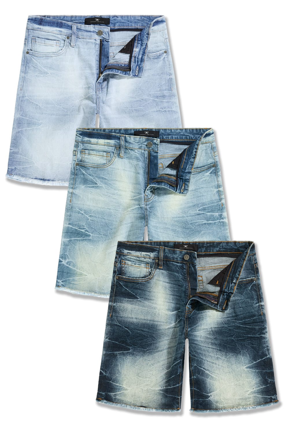 JC Big Men Big Men's Lagoon Denim Short 3 Pack 46