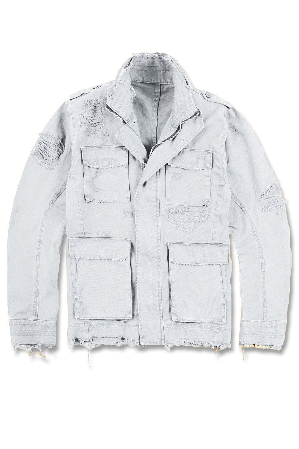 Jordan Craig Distressed Field Jacket White / S
