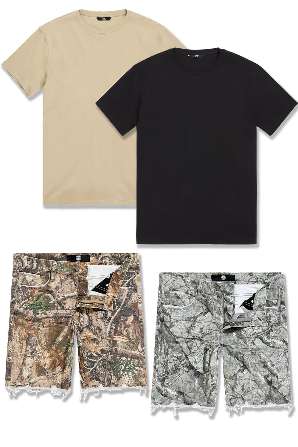 Jordan Craig Hampton Crew x Infantry Shorts 4 Pack TOP: SMALL | BOTTOM : 30