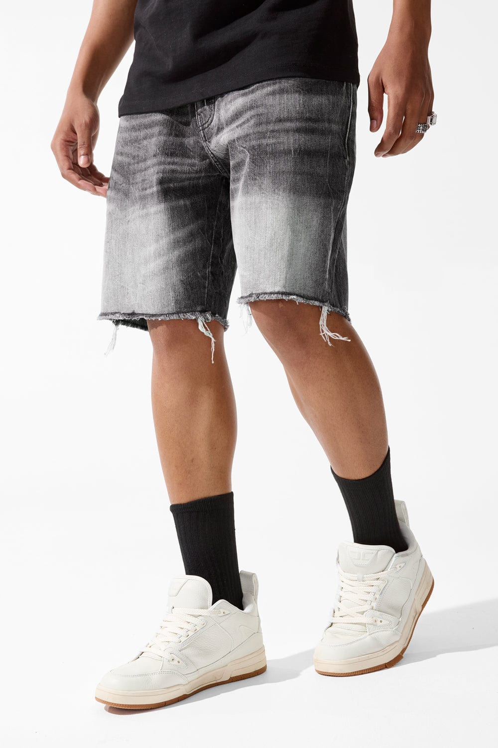 Jordan Craig Retro - Infantry Denim Shorts Industrial Black / 30