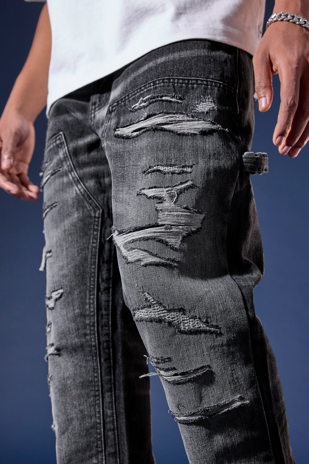 Jordan Craig Relaxed Fit - Foreman Denim (Industrial Black) - Aaron Collection
