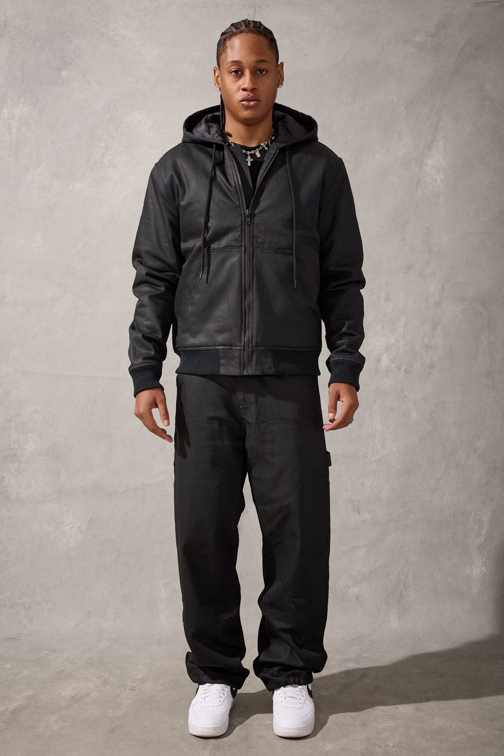 Jordan Craig Wide Leg Fit - Midnight Craftsman Denim (Black) - Brian Collection