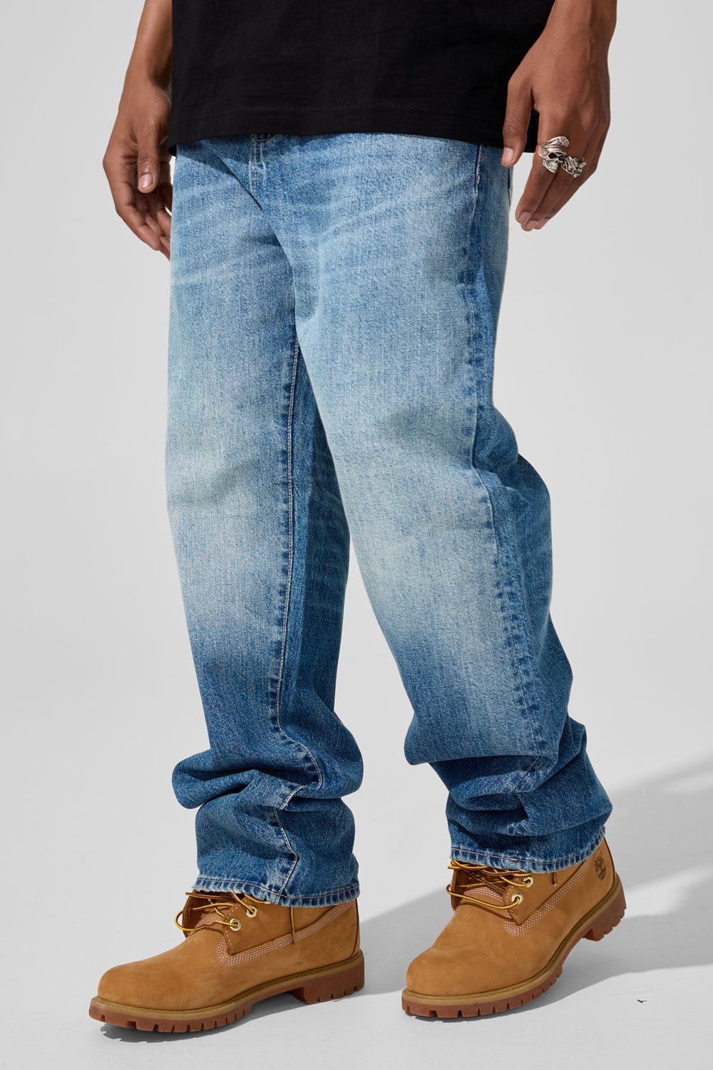 Jordan Craig Wide Leg Fit - Colossal Denim - Brian Collection River Blue / 30 / 30