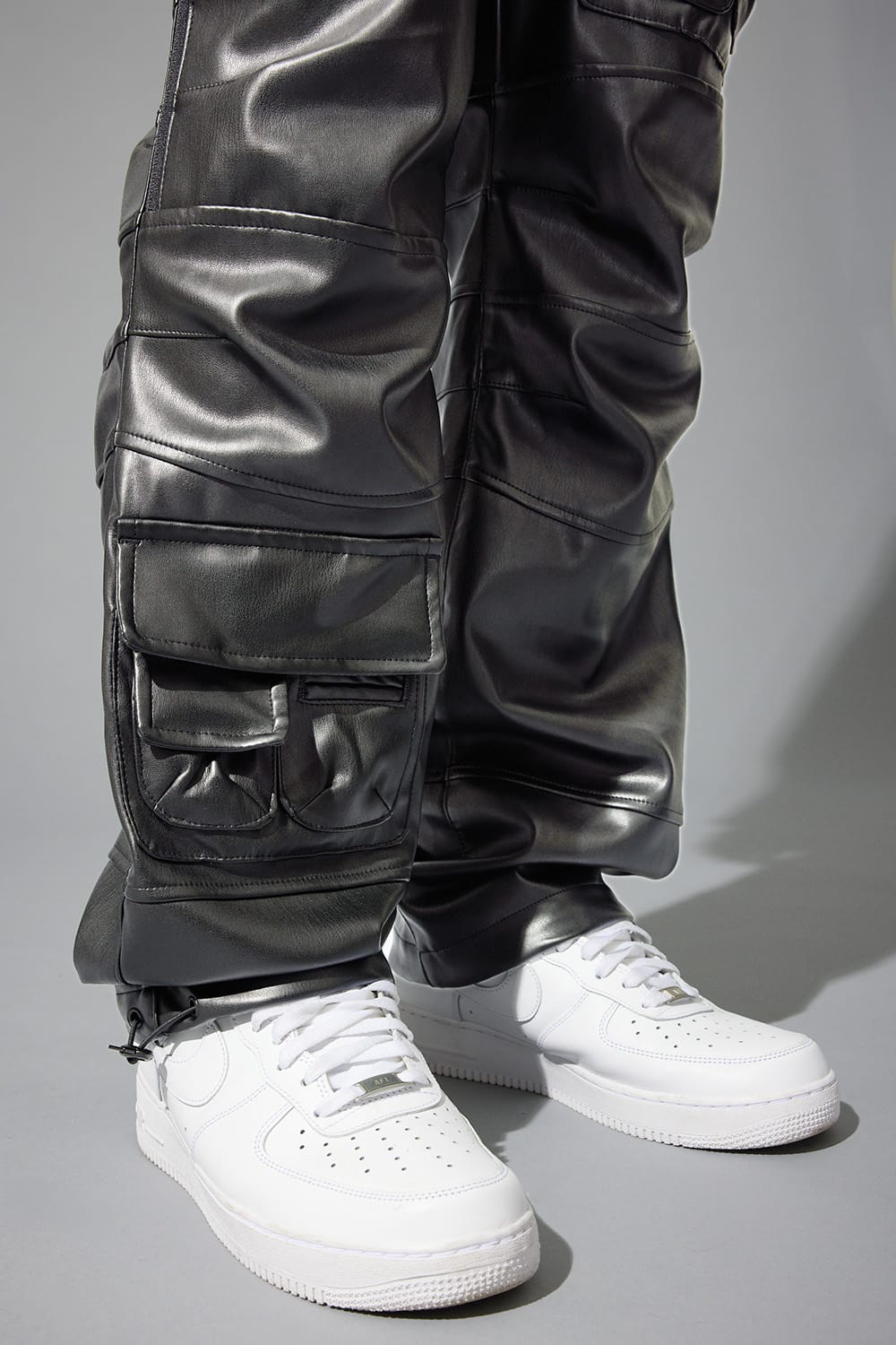 Jordan Craig Wide Leg Fit - Thriller Cargo Pants (Black) - Brian Collection