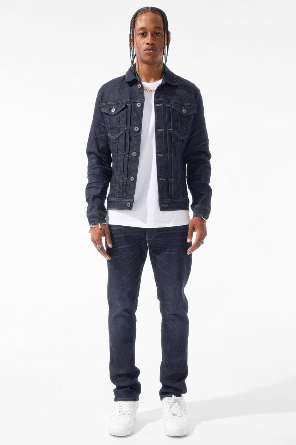 Jordan Craig Straight Fit - Gaucho Denim (Raw Blue) - Collins Collection