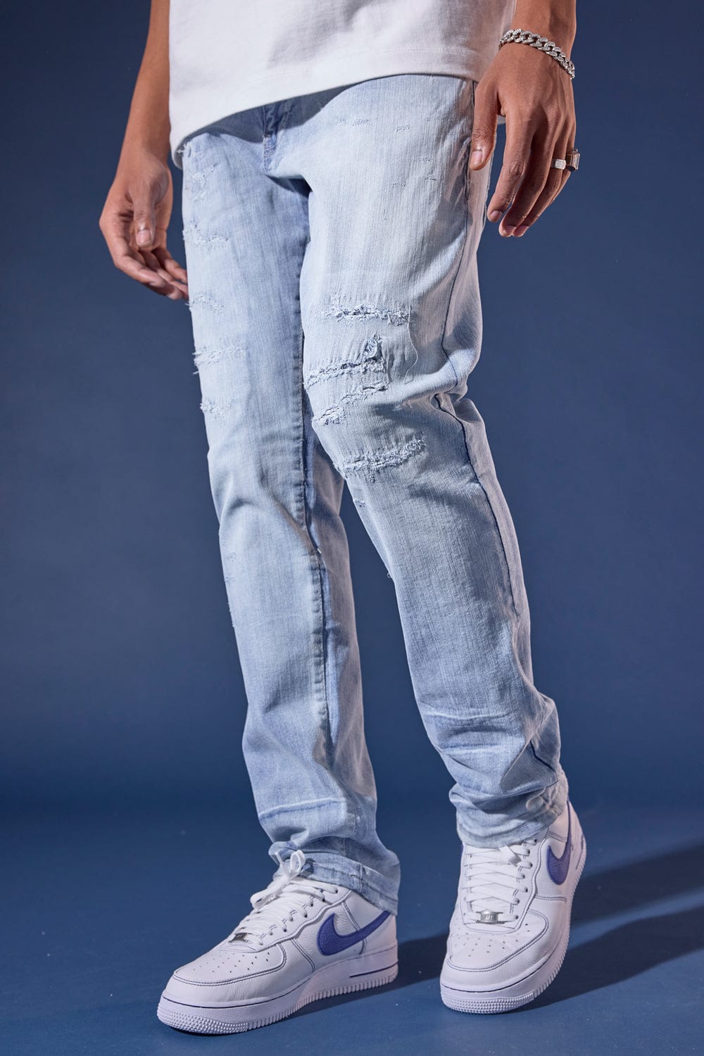 Jordan Craig Hudson Denim (Azure) Collins (Straight) / Lightning Blue / 30/30