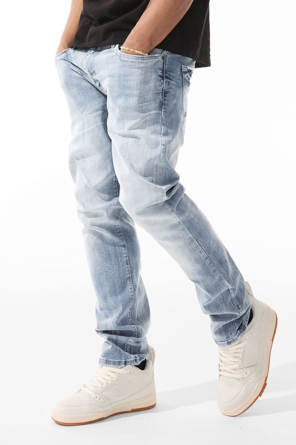 Jordan Craig Georgetown Denim (Light Washes) Collins (Straight) / Sky Blue / 30/30